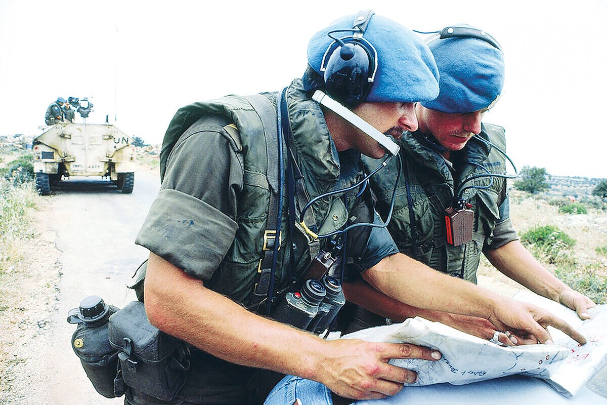 Miembros de la UNIFIL en Líbano