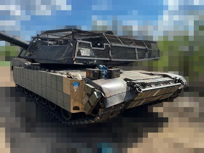 Ucrania adapta tanques M1A1 Abrams con blindaje anti VANT
