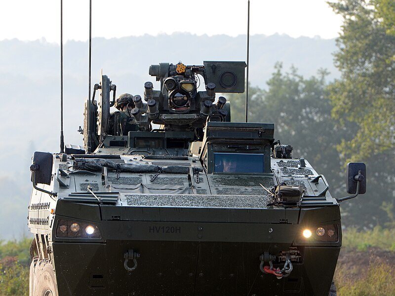Vehículo blindado Patria AMV perteneciente a Croacia