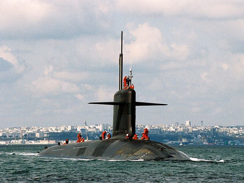 Submarino Le Vigilant (S618) desde el que se lanzó el misil M51.3