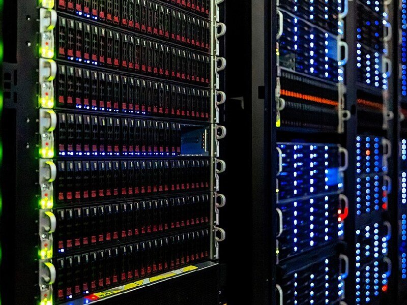 Server racks.