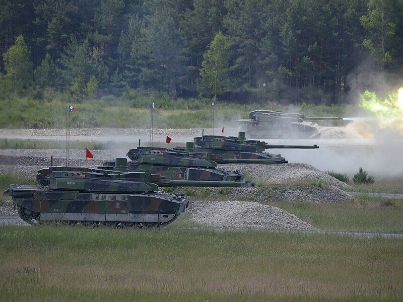 Ejercicio "Desafío de Tanques - Strong Europe" en el Área de Entrenamiento de Grafenwöhr, Alemania.