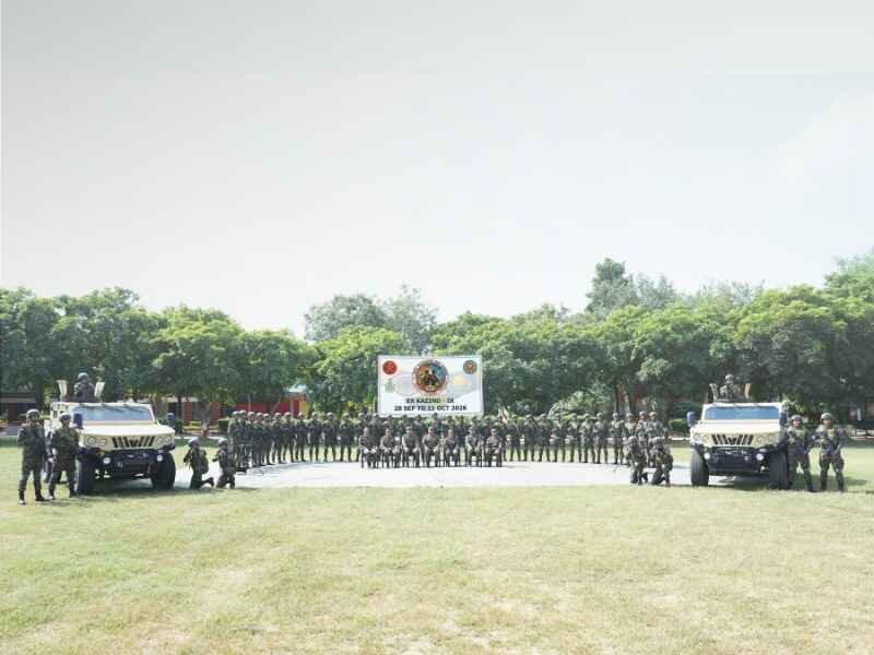 Los efectivos de India y Kazajistán que formarán parte del ejercicio militar conjunto KAZIND-2026.