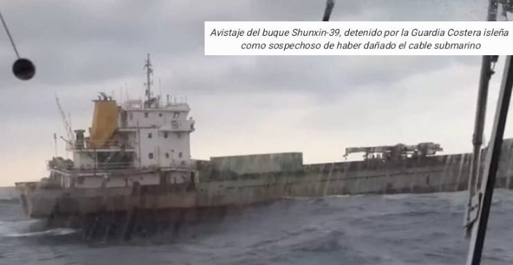Se desconectó cable submarino de comunicaciones en Taiwán