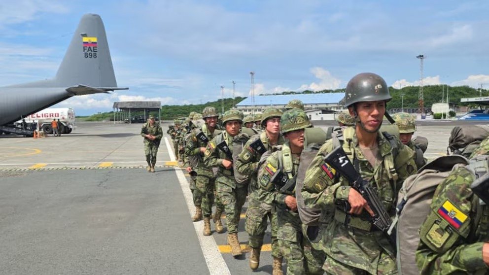 Ecuador incursiona con 1500 soldados sobre la región amazónica